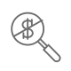 No hidden fees 